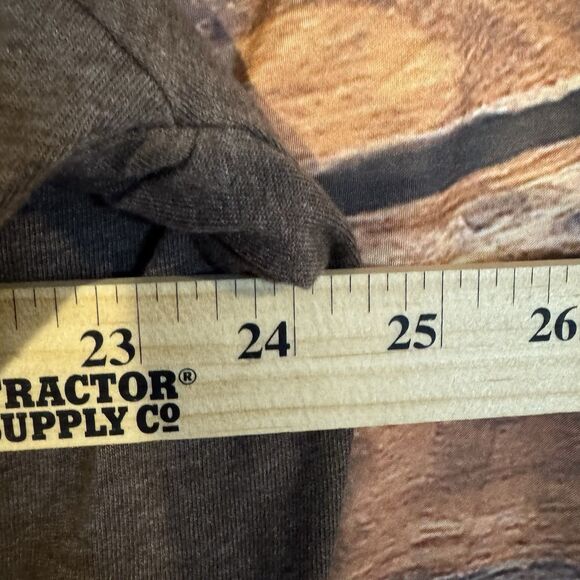 YETI Coolers Men's Topo Map Brown XXL T-shirt Graphic Tee Short Sleeve Outdoors - Picture 6 of 6